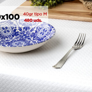 MANTEL BLANCO 100X100 35GR. 480U