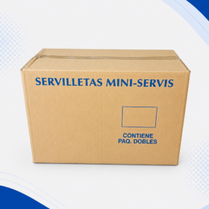 SERVILLETA MINISERVIS 17X17 TISSU BLANCO 12.000u.