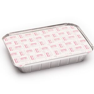 TAPA ENVASE ALUMINIO RECTANGULAR 890ML 800u