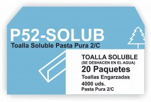 TOALLA SOLUBLE PASTA PURA 2/C 4000U